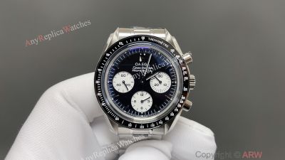Omega Speedmaster 42mm 3861 Movement Panda Dial SS Band Men Watch